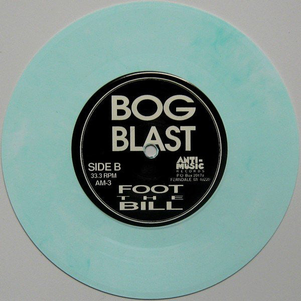 Bog Blast : Miss Conception / Foot The Bill (7", Tea)