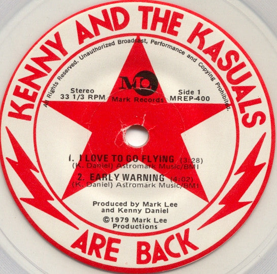 Kenny & The Kasuals : Are Back (7", Cle)