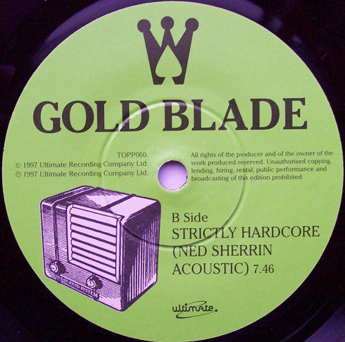 Gold Blade : Not Even Jesus (7", Single, Ltd, Num)