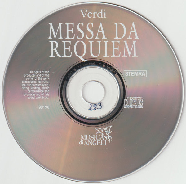 Giuseppe Verdi - Daniela Nedialkova, Ivanka Ninova, Roumen Doikov, Emil Ponorski, Sofia National Opera Chorus & The Sofia National Opera Orchestra, Ivan Marinov : Messa Da Requiem (CD, Album)
