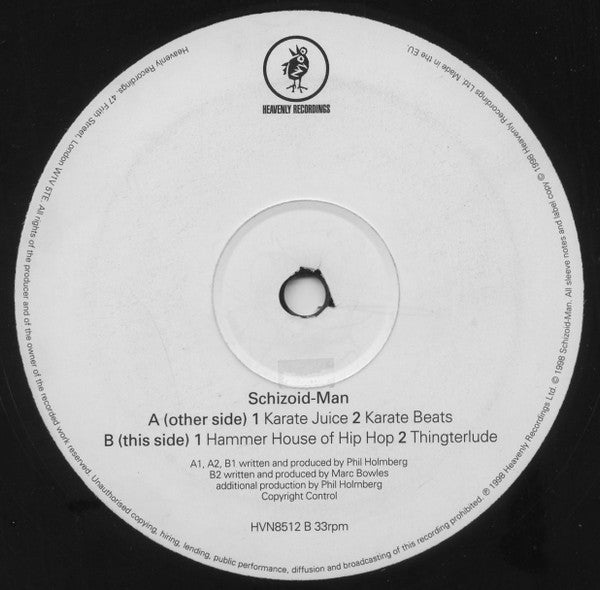 Schizoid Man : Karate Juice (12", EP)