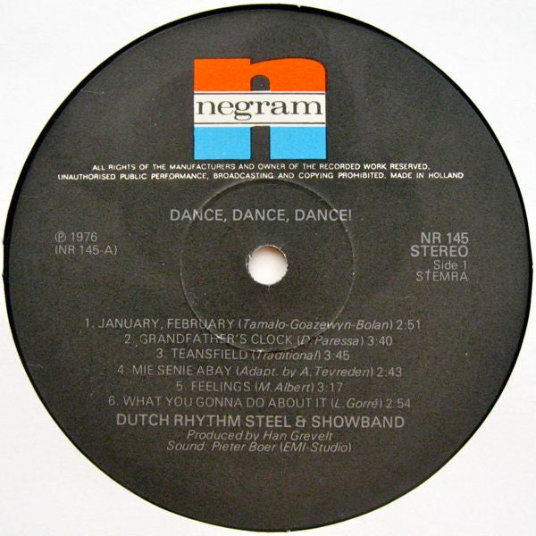 The Dutch Rhythm Steel & Showband : Dance, Dance, Dance! (LP, Album)