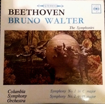 Ludwig van Beethoven, Bruno Walter, Columbia Symphony Orchestra : Symphony No. 1 In C Major. Symphony No. 2 In D Major (LP)