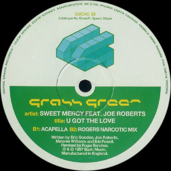Sweet Mercy Feat. Joe Roberts : U Got The Love (12")