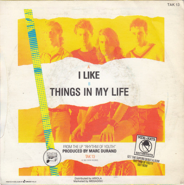 Men Without Hats : I Like (7", Single)