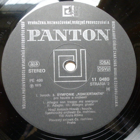 Svatopluk Havelka / Jiří Jaroch : Růže Ran = Rose Of Wounds / Ernesto Che Guevara / 3. Symfonie "Koncertantní" = 3rd Symphony "Concertante" (LP)