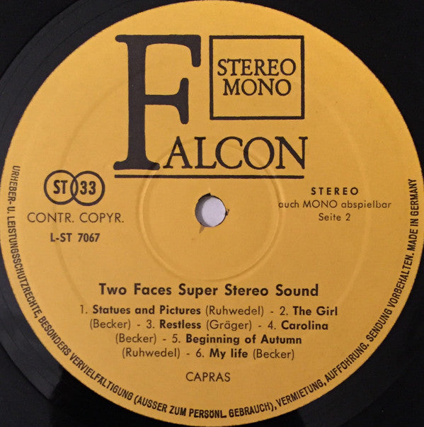 The Gents Inc. • The Capras : Two Faces (LP, Album, 180)