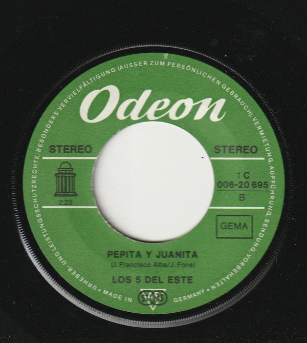 Los 5 Del Este : El Tambor / Pepita Y Juanita (7", Single)