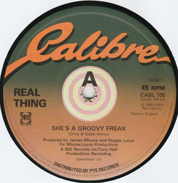 Real Thing* : She's A Groovy Freak (12")