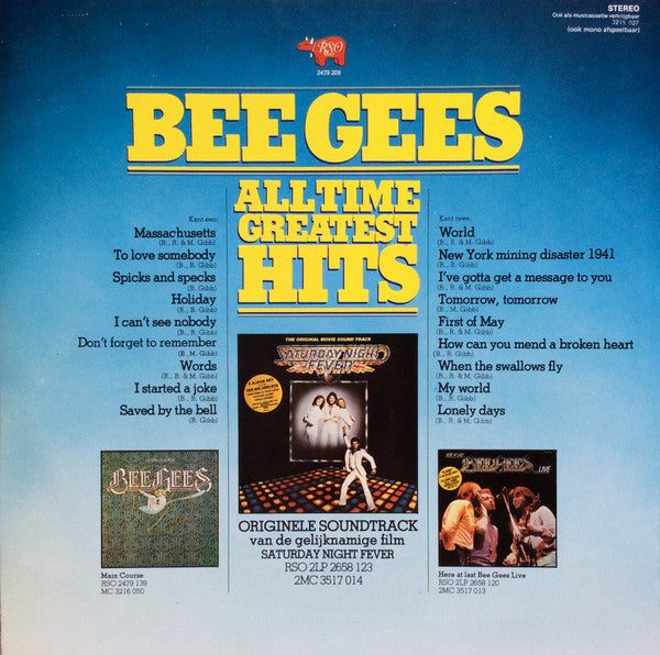 Bee Gees : Bee Gees All Time Greatest Hits (LP, Comp)
