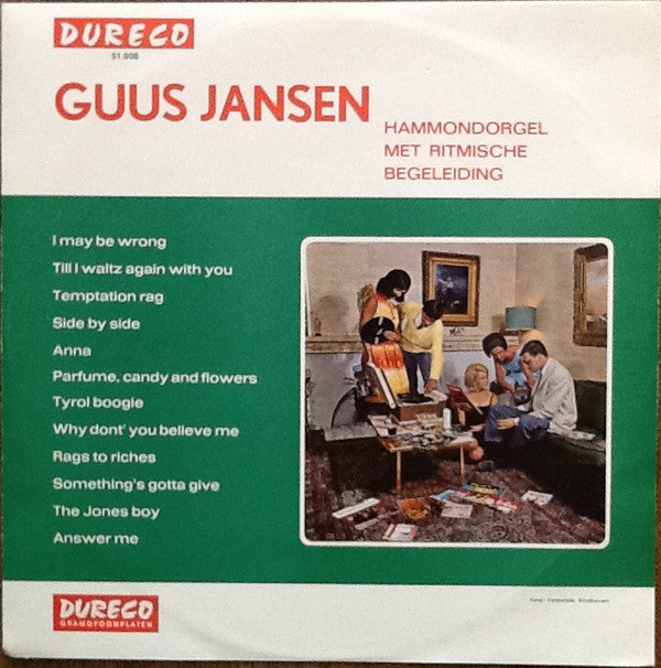 Guus Jansen : Hammondorgel Met Ritmische Begeleiding (LP, Album)