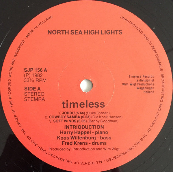Intrioduction : North Sea High Lights (2xLP, Album)