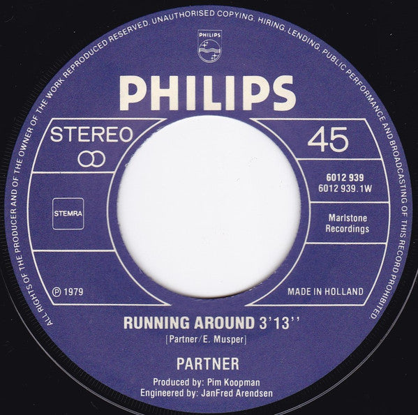 Partner : Running Around (7", Single)