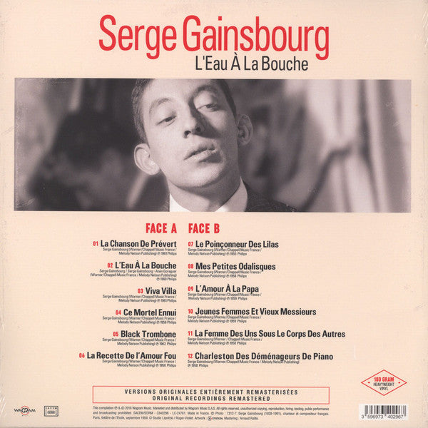 Serge Gainsbourg : L'Eau À La Bouche (LP, Comp, RM, 180)