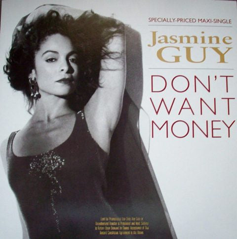 Jasmine Guy : Don't Want Money (12", Maxi)