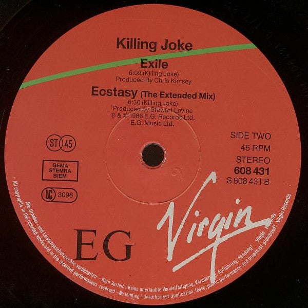 Killing Joke : Adorations (12", Single)