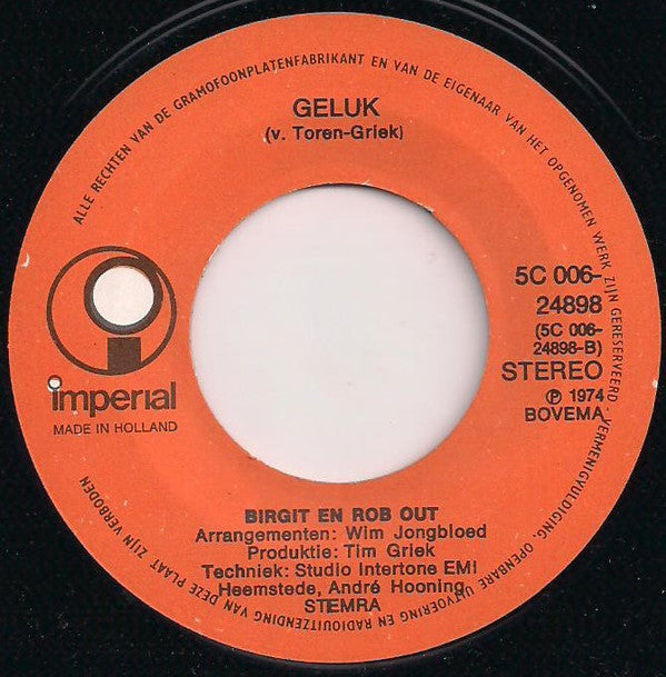 Rob* En Birgit* : Pappa Wat Gebeurt Er... (7", Single)