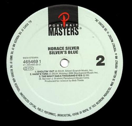 Horace Silver : Silver's Blue (LP, Album)