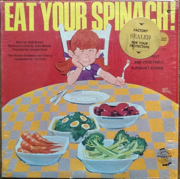 Beth Brown (3), Julie Mandel : Eat Your Spinach! And The Fruit And Vegetable Alphabet Songs (LP, Album)