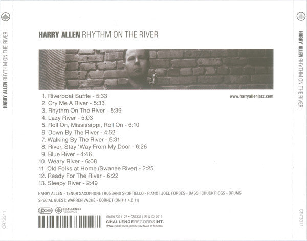 Harry Allen (2) : Rhythm On The River (CD, Album)
