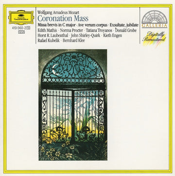 Wolfgang Amadeus Mozart : Coronation Mass • Missa Brevis In C Major • Ave Verum Corpus • Exsultate, Jubilate (CD, Comp, RM)