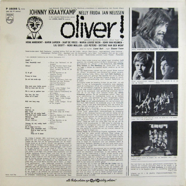 Lionel Bart : Oliver! (LP, Album, Mono)