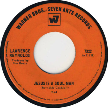 Lawrence Reynolds : Jesus Is A Soul Man / I Know A Good Girl (When I Hold One) (7", Single)