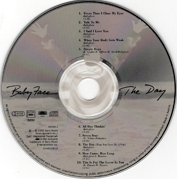 Babyface : The Day (CD, Album + CD, Promo, Smplr + Ltd)