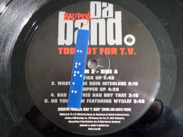 Da Band : Too Hot For T.V. (2xLP, Album)