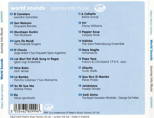 Various : World Sounds Journey Into Music (CD, Comp)