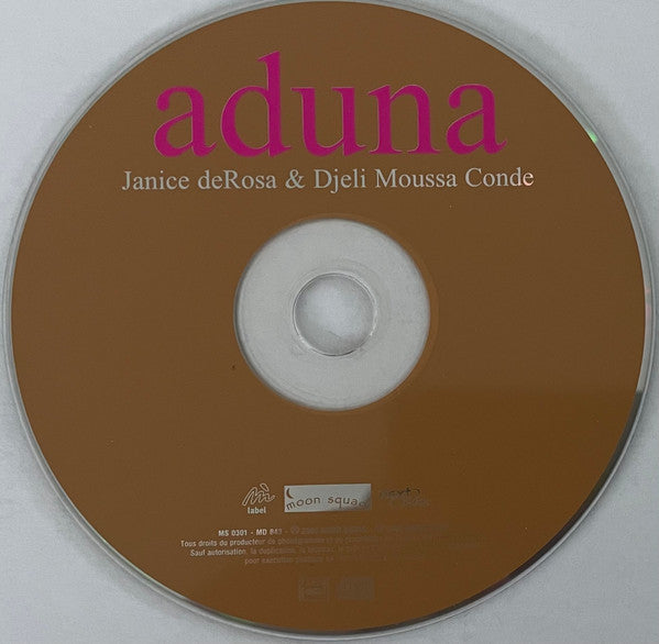 Janice DeRosa, Djeli Moussa Kondé : Aduna (CD, Album)