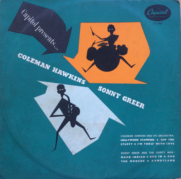 Coleman Hawkins / Sonny Greer : Capitol Presents Coleman Hawkins & Sonny Greer (10", Comp)