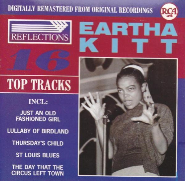 Eartha Kitt : 16 Top Tracks  (CD, Comp, Mono)