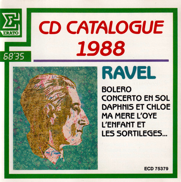 Maurice Ravel, L'Orchestre De La Suisse Romande, Armin Jordan : CD Catalogue 1988 (CD, Comp)