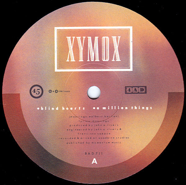 Xymox : Blind Hearts (12", Single, MPO)