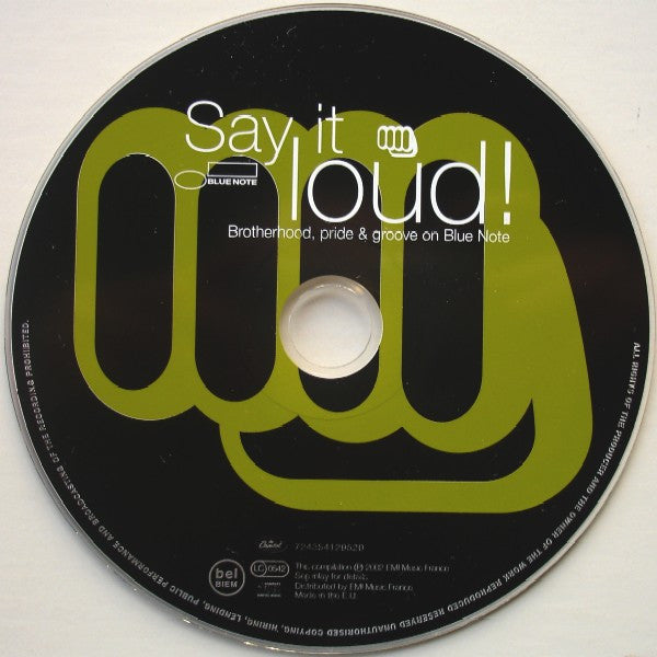 Various : Say It Loud! Brotherhood, Pride & Groove On Blue Note (CD, Comp)