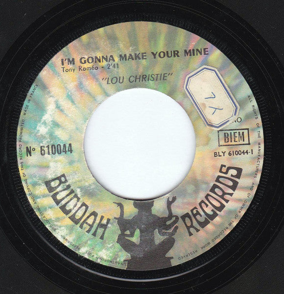 Lou Christie : I'm Gonna Make Your Mine (7", Single)