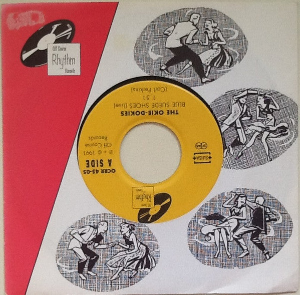 The Okie-Dokies (2) : Blue Suede Shoes / I Got A Woman (7", Single)