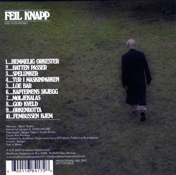 Bjørn Torske : Feil Knapp (CD, Album, Promo)