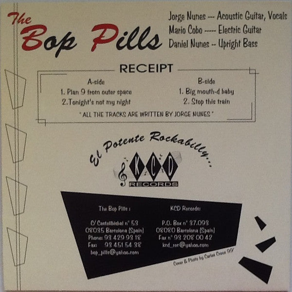 The Bop Pills : The Bop Pills (7", EP)