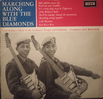 The Blue Diamonds : Marching Along With The Blue Diamonds (7", Single, Mono)