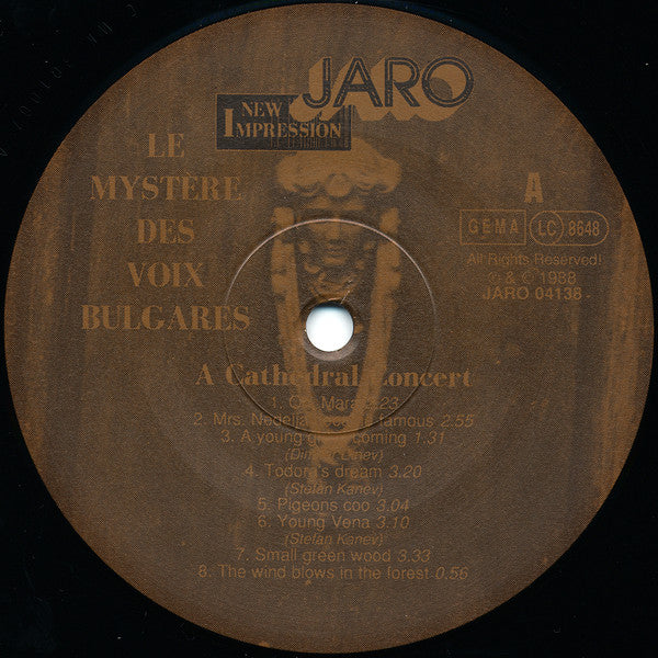 Le Mystère Des Voix Bulgares : A Cathedral Concert (LP, Album, Emb)