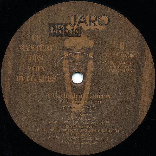Le Mystère Des Voix Bulgares : A Cathedral Concert (LP, Album, Emb)
