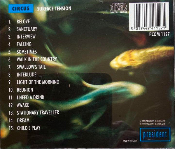 Circus (4) : Surface Tension (CD, Album)