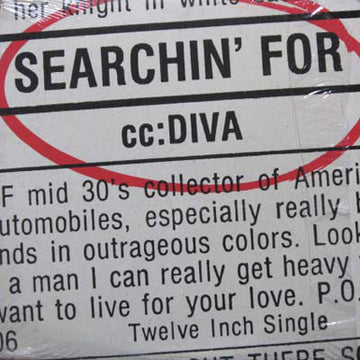 cc: DIVA : Searchin' For (12")