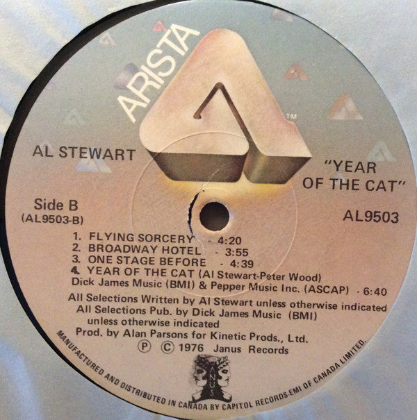 Al Stewart : Year Of The Cat (LP, Album, RE, Gat)
