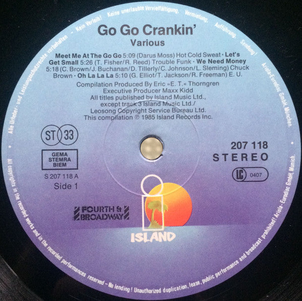 Various : Go Go Crankin' (LP, Comp)