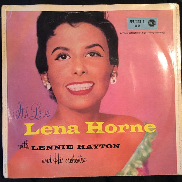 Lena Horne With Lennie Hayton And His Orchestra : It's Love (7", EP, Top)