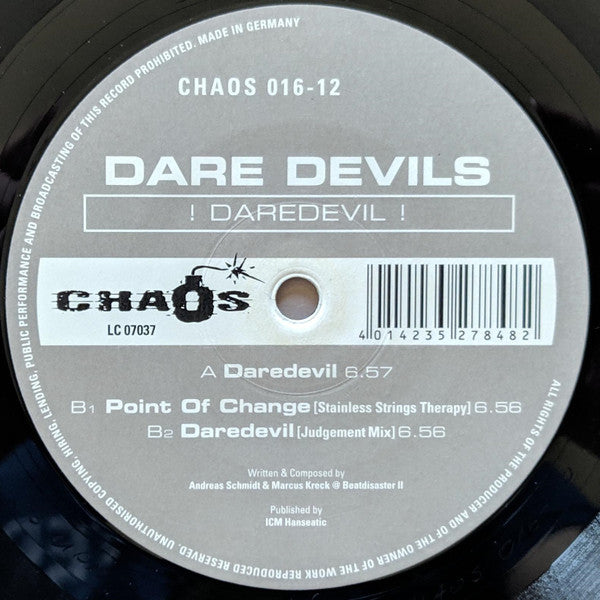 Dare Devils : ! Daredevil ! (12")