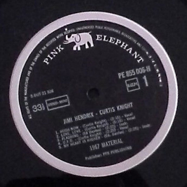 Jimi Hendrix & Curtis Knight : 1967 Material (LP, Album, Mono)